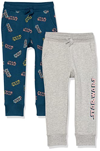 Ya en mundofriki.es: Amazon Essentials Disney | Marvel | Star Wars | Princess Pantalón Deportivo Jogger de Forro Polar Niña, Pack de 2, Estampado Logotipo de Star Wars, 10 años