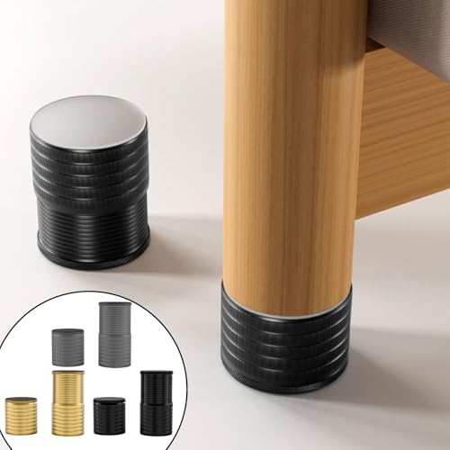 Regule la altura de sus muebles con este pack de 4 patas niveladoras robustas 6