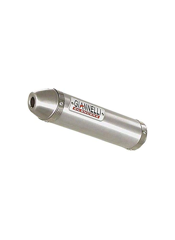 Giannelli Silenziatore Cilindrico Alluminio ›70MM Ksr Moto Tr 50SM/X '14/16 Nonintercambiabile Con Originale - 4