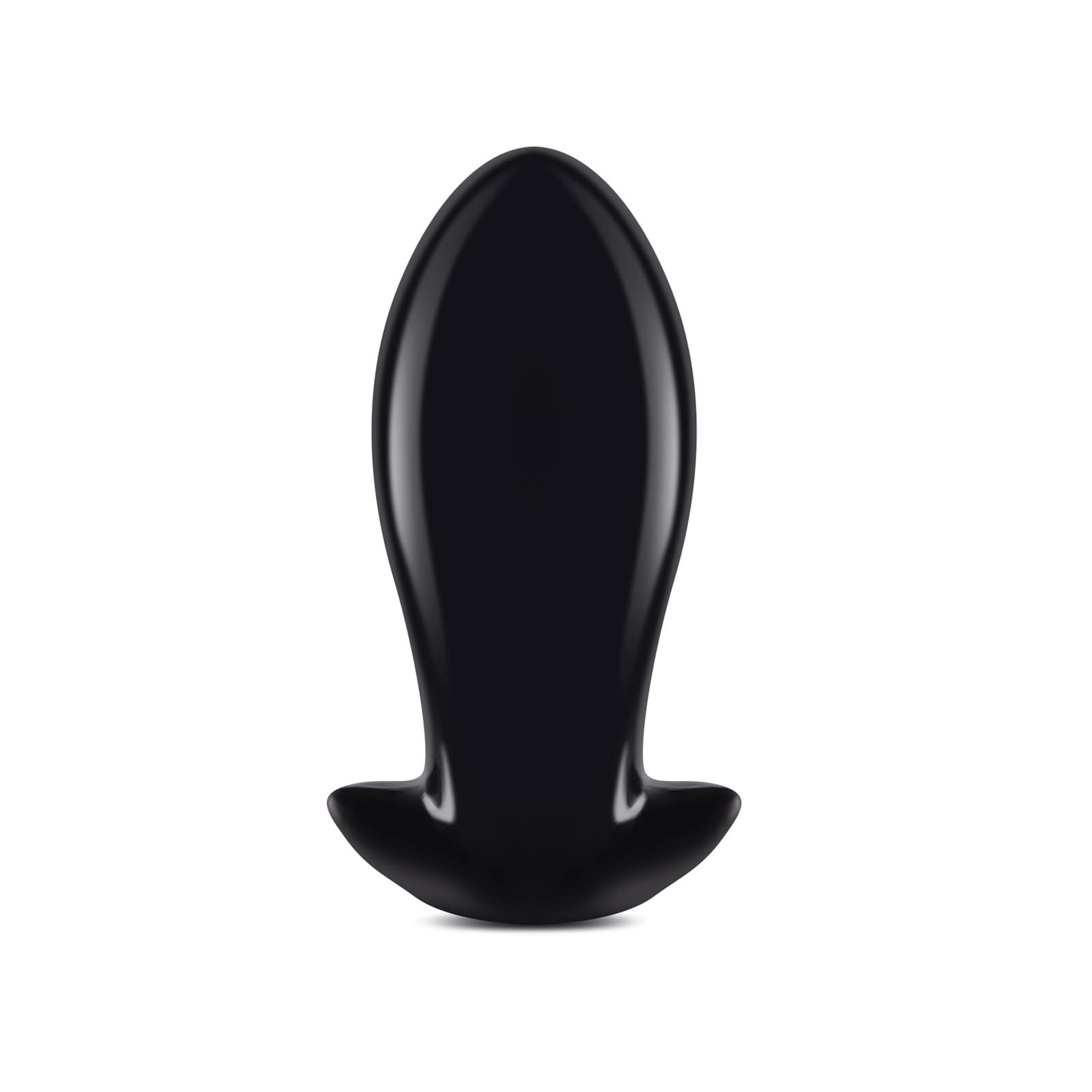 Soft Anal Plug Flexible Butt Plug Prostate Massage G-spot Dildo Anal Trainer for Beginner Advanced Players Black S