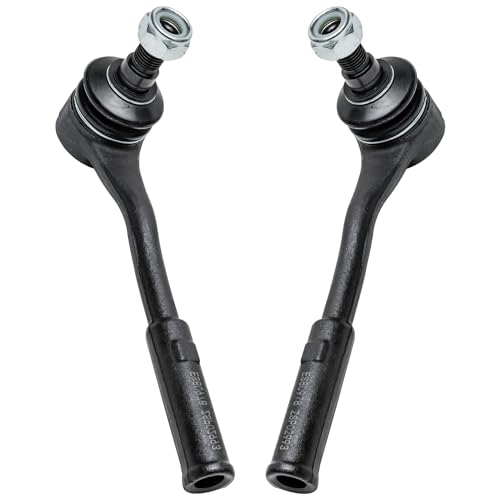 Image of Detroit Axle - 8pc Front End Suspension Kit for Mercedes-Benz S350 S430 S500 2 Lower Rearward Control Arms w /Ball Joints 4 Inner & Outer Tie Rod End Links 2 Boots Replacement