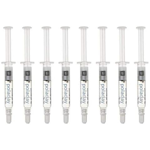 Poladay 9.5% 8 Syringes | Premium Teeth Whitening Gel Oral Care Cover