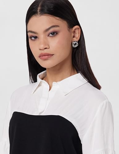 Image of Athena Lifestyle White Regular Sleeves Solid Casual Top