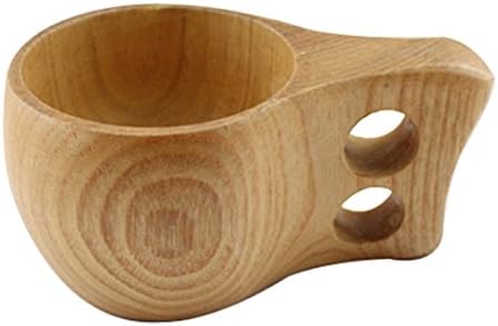 Copa de madera de azufaifo Escandinavia Kuksa Kasa Curly