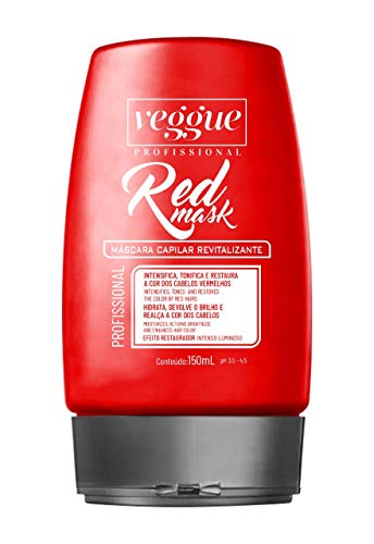 Máscara Matizadora Tonalizante Vermelha Red Veggue 150ml