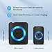 TECKNET Wireless Doorbells for Home, IP65 Waterproof 1,300Ft 120dB Door Bell Ringer Wireless for Classroom with 60 Chimes & 5 Volume Levels, LED Flash