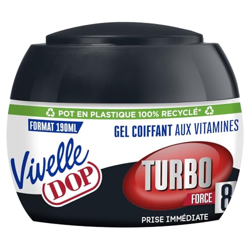 Gel Coiffant Turbo Vivelle Dop Tenue Longue Durée aux Vitamines pour un Style Intact