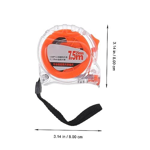 Cinta métrica de acero de 7.5 m durable para mediciones miniatura 6