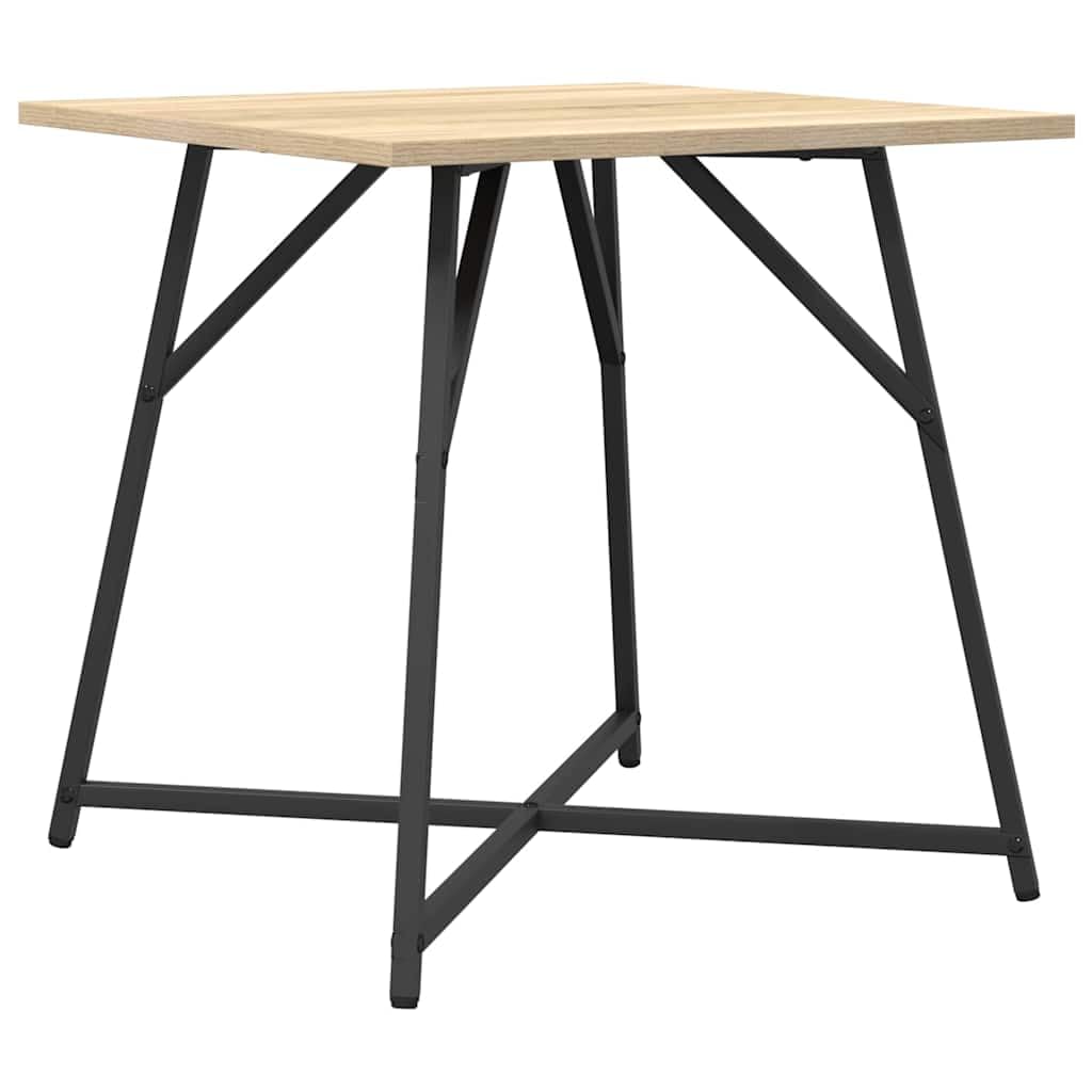 Zestaw stolików pomocniczych, 2 sztuki, dąb Sonoma, czarny, do salonu, sypialni, korytarza, balkonu, oszczędność miejsca, do dekoracji napojów, lamp
