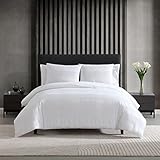 Vera Wang - King Duvet Cover Set, Luxury Cotton Bedding with Matching Shams, All Season Home Decor...