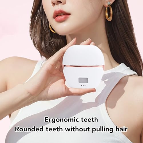 Image of Cordless Hair Straightener Brush, 25W MCH Ceramic Heating Portable Straightening Comb with 3 Temperature Settings, Lightweight for Easy Styling on the Go