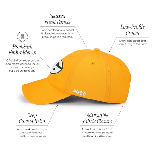 Image of FOCO NFL Mens NFL Team Logo Casual Hat Caps
