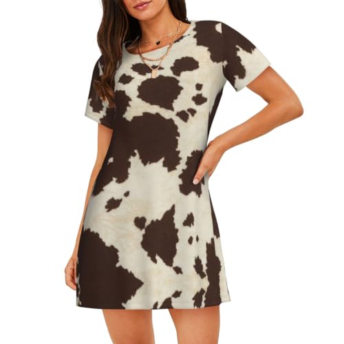 Chemise de nuit manches courtes femme finie la chaleur avec ce tissu doux