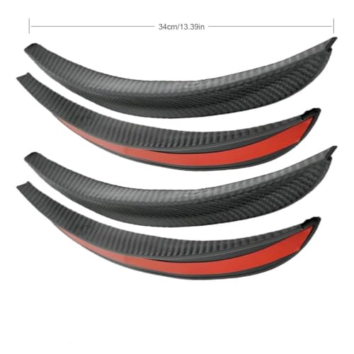 Fender flares universales para coche con protector de parachoques de 34cm 3