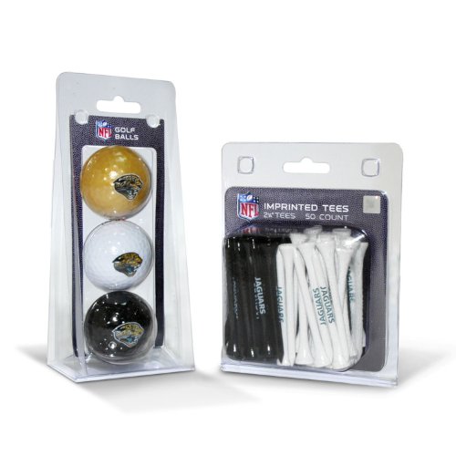 Team Golf NFL Jacksonville Jaguars 3 Golf Balls And 50 Golf