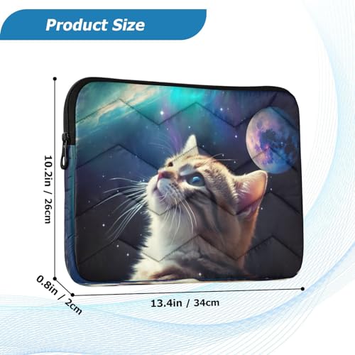 Funda para laptop Space Cat 13-14 pulgadas impermeable miniatura 3