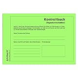 50 Persönliche Kontrollbücher DIN A5 quer, Tageskontrollblätter...