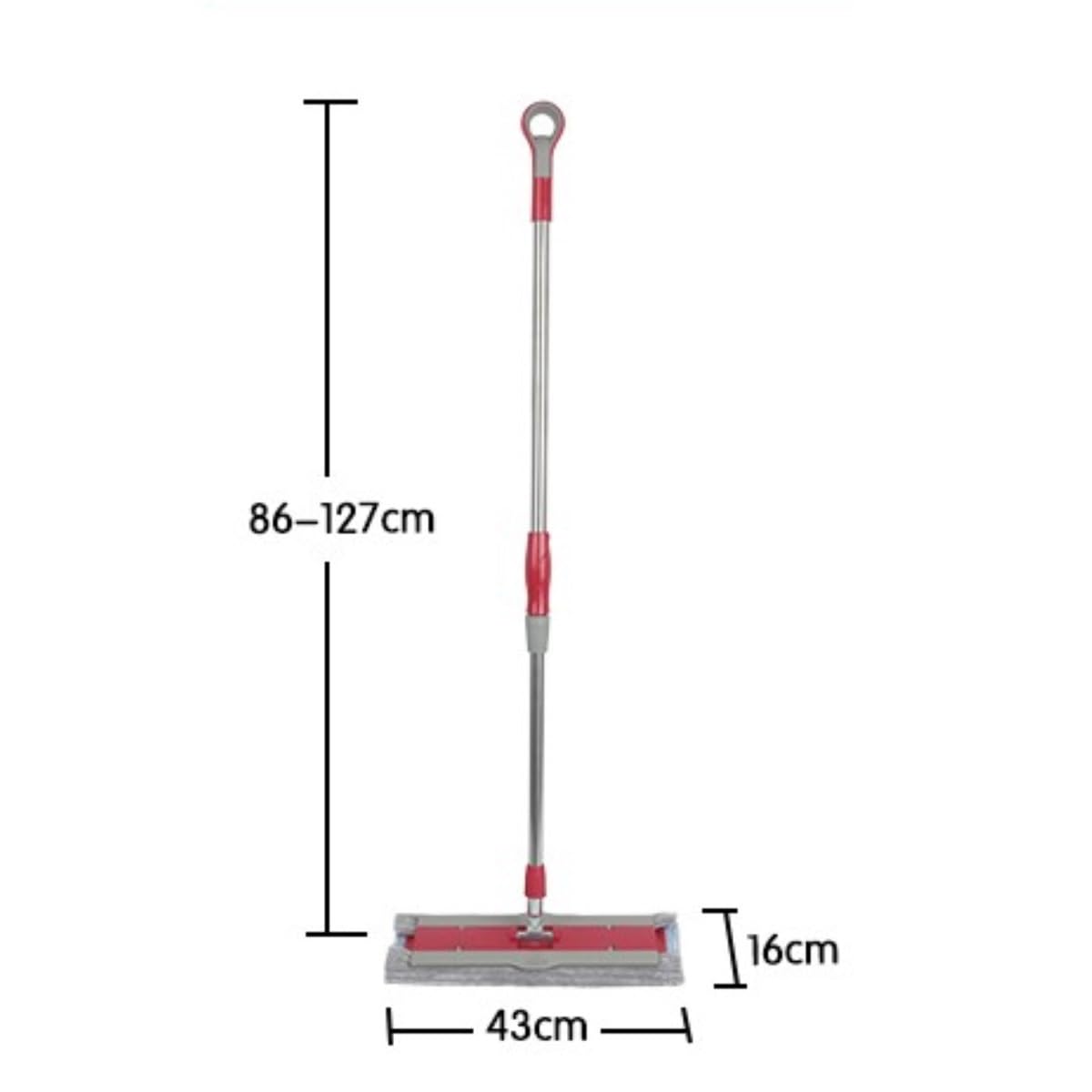 Mocio lavapavimenti Mocio Piatto Con Clip, For Pavimenti In Legno, Sostitutivo For Asciugamani, Pigro For La Pulizia Della Casa Pulizia Pavimenti Accessori Casa(Blue)
