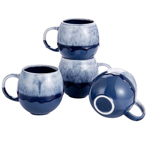 Ceramic Coffee Mugs | 16 oz Large Coffee Cups Mugs Set of 4