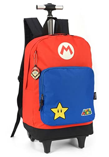 Kit Mochila De Rodinha Escolar Mario Bros Luxcel Ref.51643 3 41P+oJF33tL