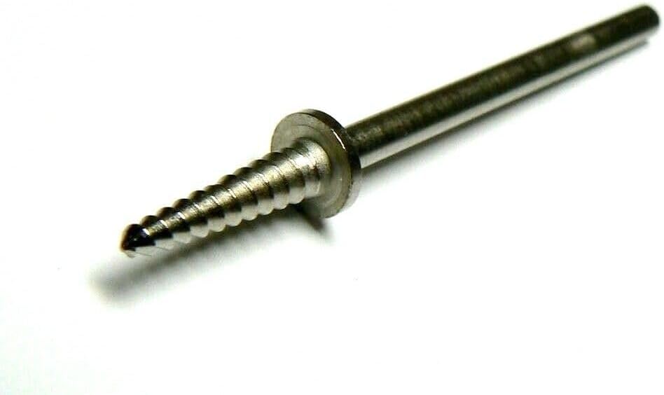 Mini Mandrel Tapered Threaded Mandrel Screw Thread Head Arbor 3/32" 6pcs Made in Germany