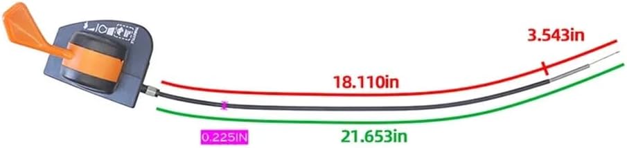 Throttle Choke Control Compatible With D100 D105 D110 D120 Lawn Tractors Fits GY21983 Replacement Part
