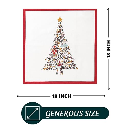 Servilletas de Tela Navidad Folkulture Pack 6 18 x 18 in miniatura 4