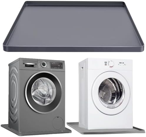 Amazon.com: Washing Machine Pan Washer Drain Pan Silicone Mat, Washer