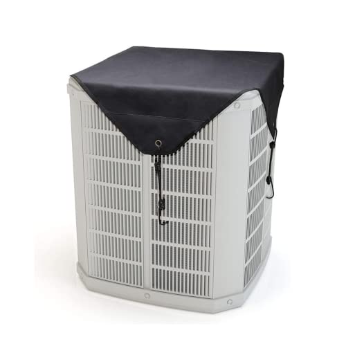 J&C Air Conditioner Cover Ac Cover Unit Central Air Conditioner Covers for Outside Units for Outdoor Winter Air Conditioner Unit AC (fabric top, 24x24in)
