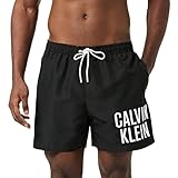 Calvin Klein Herren MEDIUM Drawstring-NOS Badehose, Pvh Black, L