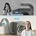 3 in 1 Indoor Dryer Vent Kit, Dryer Vent Box With Stainless Steel Screen Filter, Enhanced Air Quality Water Drawer System,Plus 6 Extra Polyester Filters for Electric Clothes Dryers-2025 New Upgrade
