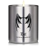 MASPRIV Gothic Scented Candle for Men - Rich Manly Scents, 50+ Hours Burn Time, Stainless Steel Tin