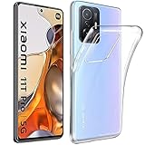 HYMY 3X Cover per Xiaomi 11T PRO 5G (6.67") Morbida Trasparente Silicone Bumper Case TPU Protettivo Copertura Custodia per Xiaomi 11T PRO 5G