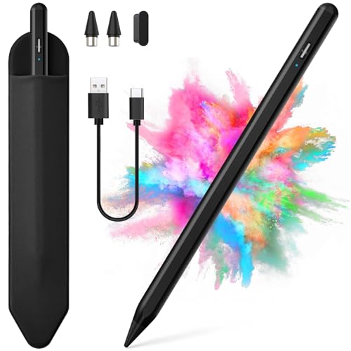 Stylus Pen for iOS&Android Touch Screens, Active Pencil for Samsung, Smart Digital Stylus Pens for Lenovo/Huawei/Vivo/Mi and Other Tablets, iPhone/Samsung/Google Pixel Smart Phones Drawing&Writing