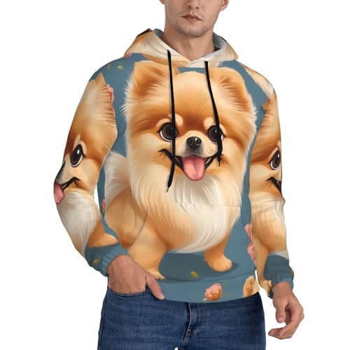 Sweat à capuche homme spitz noir XL vêtement mi-saison casual