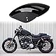 Motorrad-Hinterradkotflügel, Spritzschutz, passend für Harley Bobber Sportster 883 1200 (glänzendes Schwarz)