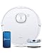 Produktbild ECOVACS DEEBOT N8 PRO Saugroboter mit Wischfunktion, 2600Pa, 3D-Hinderniserkennung, Staubsauger Roboter, Laserfunktion, 67dB, App, Alexa, weiß, Hartböden (Laminat, Parkett, PVC) & Teppiche / Fußmatten
