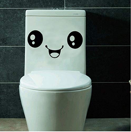Pegatinas de baño smiley animan tu aseo con vinilos decorativos alegres 3