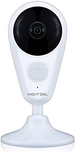 Night Owl Security Add-On Indoor Wireless 1080P Ac Powered Camera, White (CAM-WNVR2P-IN)