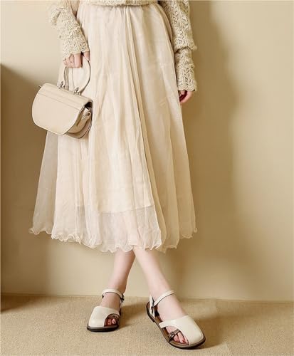 Women's Flat Sandals Comfortable Closed Toe Flat Shoes Slip-On Ankle Strap Sandals For Summer Dressy Forma Daily Work2