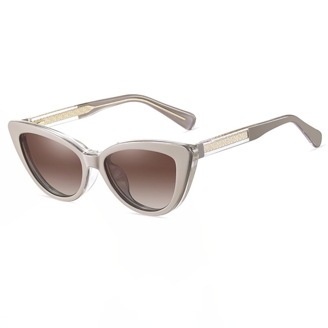 Gafas de sol de moda para mujer, montura polarizada, con clip magnético.