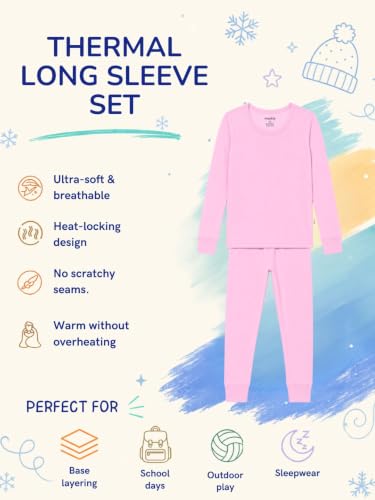 Image of mackly Kids Thermal Set for Boys, Cotton Full Sleeve Winter Wear | 1 Pack