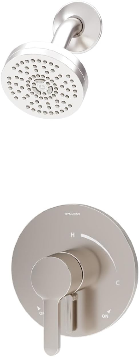 Symmons Solarity HydroMersion Single Mode Single Handle Shower Trim Kit with Volume Control in Matte Black
