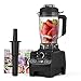 2000W Homgeeek Blender Mixer Hochleistungsmixer, Standmixerfür Smoothie/Eis/Dessert/Suppe, 33.000 UpM, 2L Tritan Behälter ohne BPA, 4 Voreingestellte Programme, 8 Geschwindigkeiten, Edelstahl