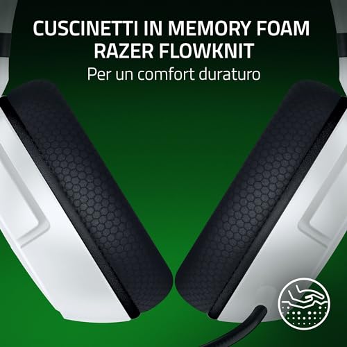 Kaira HyperSpeed - Cuffie da gioco wireless multipiattaforma per Xbox (HyperSpeed Wireless, Driver TriForce da 50 mm, Microfono cardioide HyperClear) Bianco - Cuffia gaming - Immagine 4