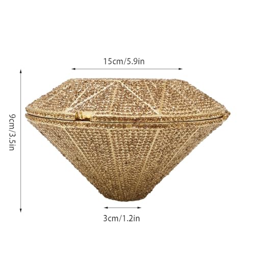 Sac de soirée strass argenté pochette diamant mariage chic