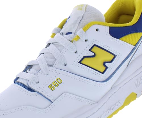 New Balance 550 GS Boys Shoes Size 6.5, Color: White/Yellow3