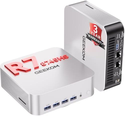 GEEKOM Barebones A8 Max Office Mini PC|AMD Ryzen 7 8745HS (Beats ...