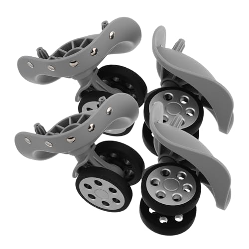 Cabilock 2組 スーツケース交換キャスター 高耐久プラスチック製 静音転可能 取り付け簡単 旅行用汎用キャスター