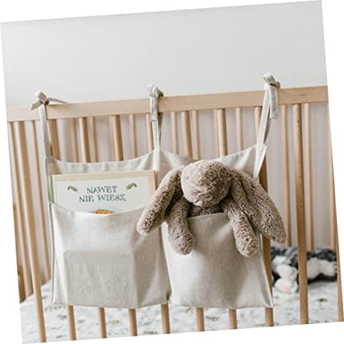 Organizador Colgante para Cuna 3 Piezas Beige miniatura 3
